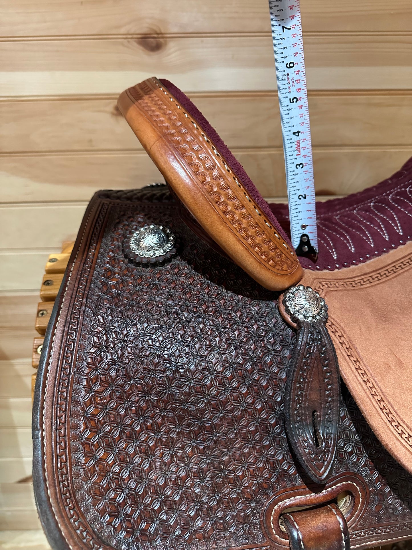15” Martin Crown C Barrel Racing Saddle Model 4585
