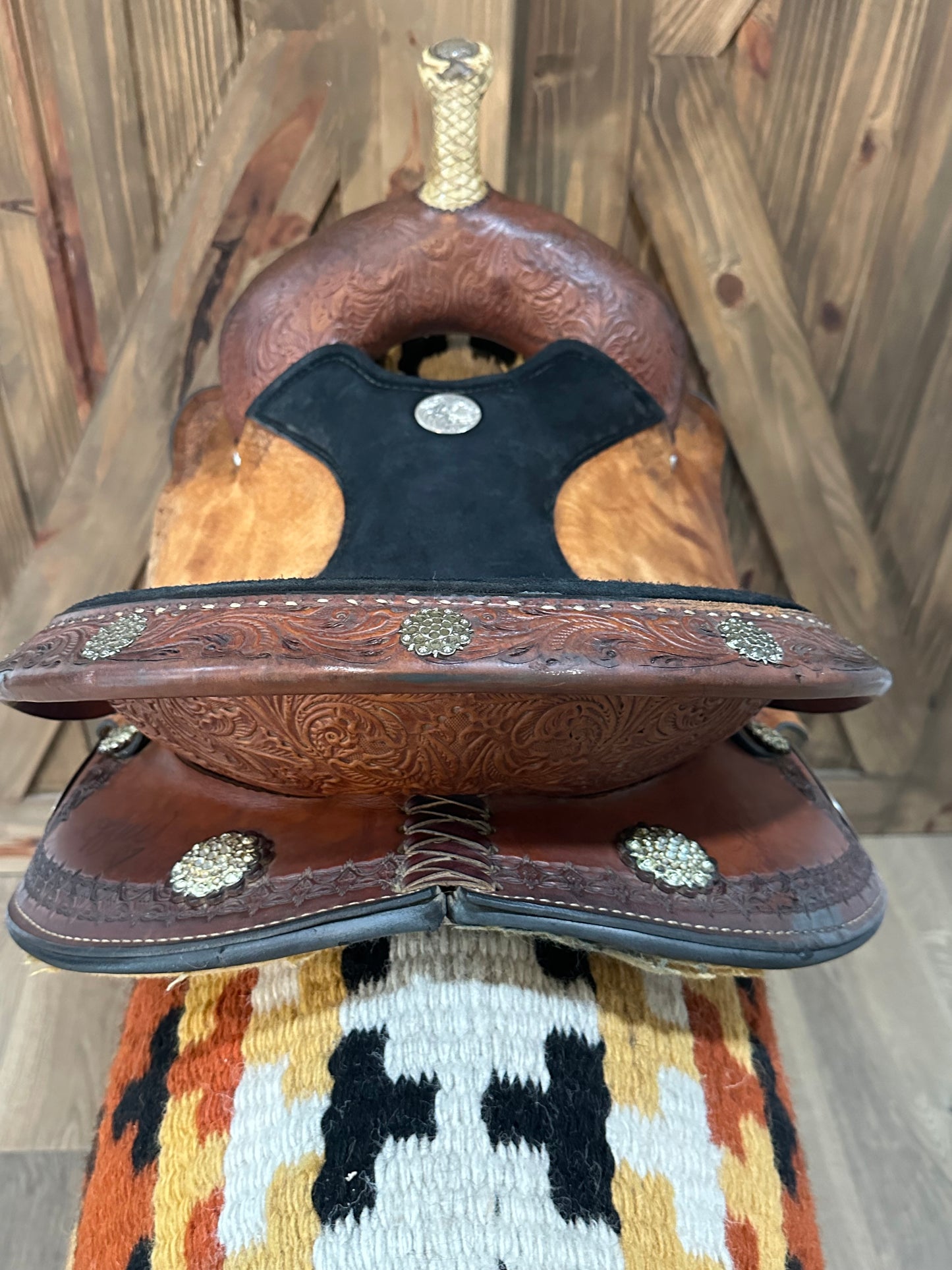 14” Circle Y Flex2 Kelly Kaminski Blaze Barrel Racing Saddle