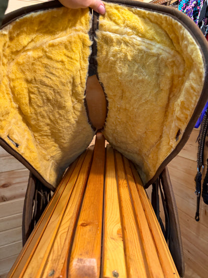 15.5” Big Horn Haflinger Western Trail Saddle Model 295