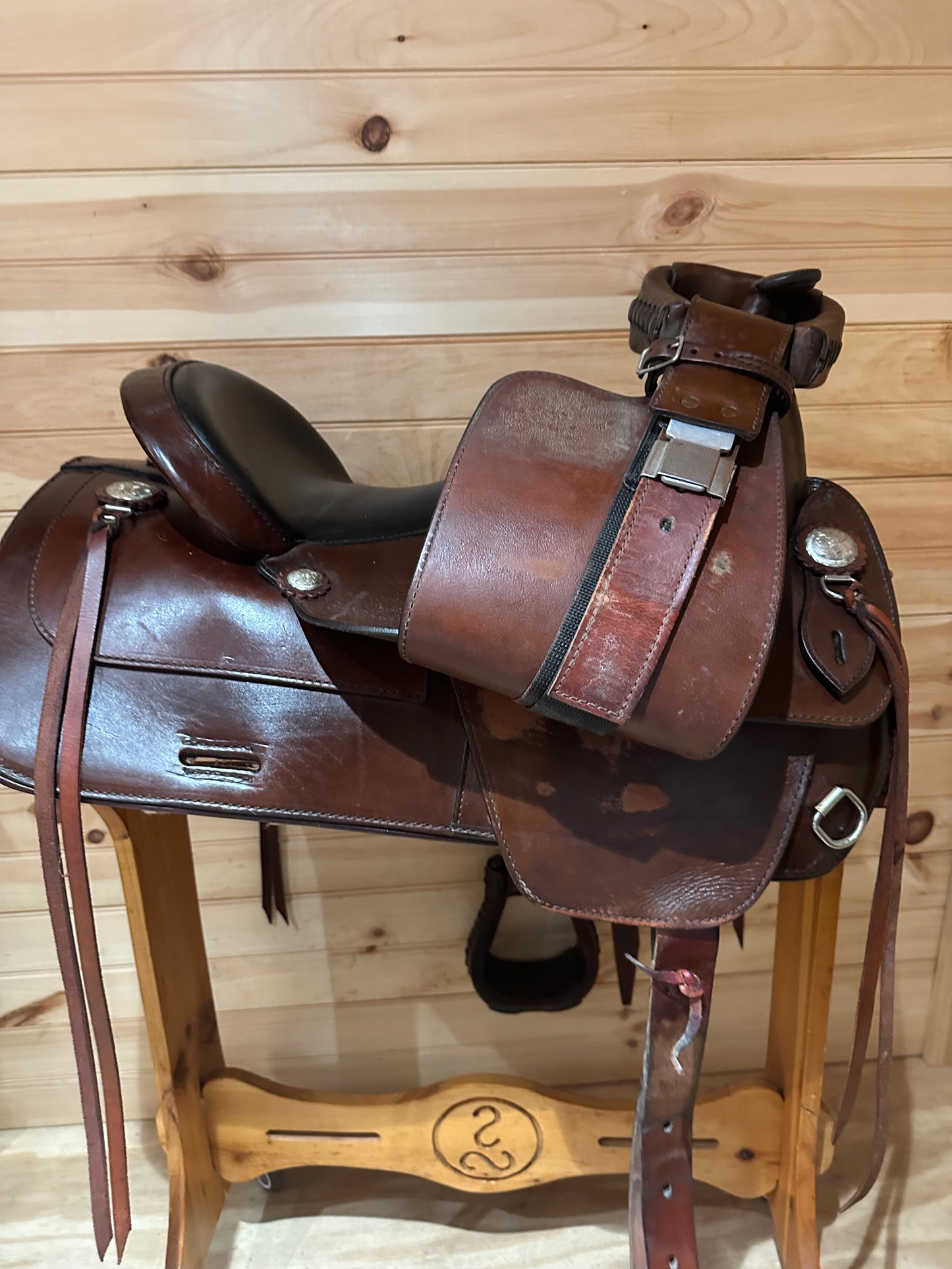 16” Tex Tan Tex-Flex Western Trail Saddle Model 08TF417C6