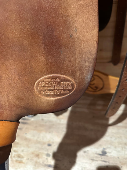14.5” Circle Y Marlene Special EFFX Barrel Racing Western Saddle Model 1186