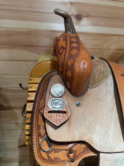 14” Dale Fredericks Saddlesmith Barrel Racing Saddle Model 21544