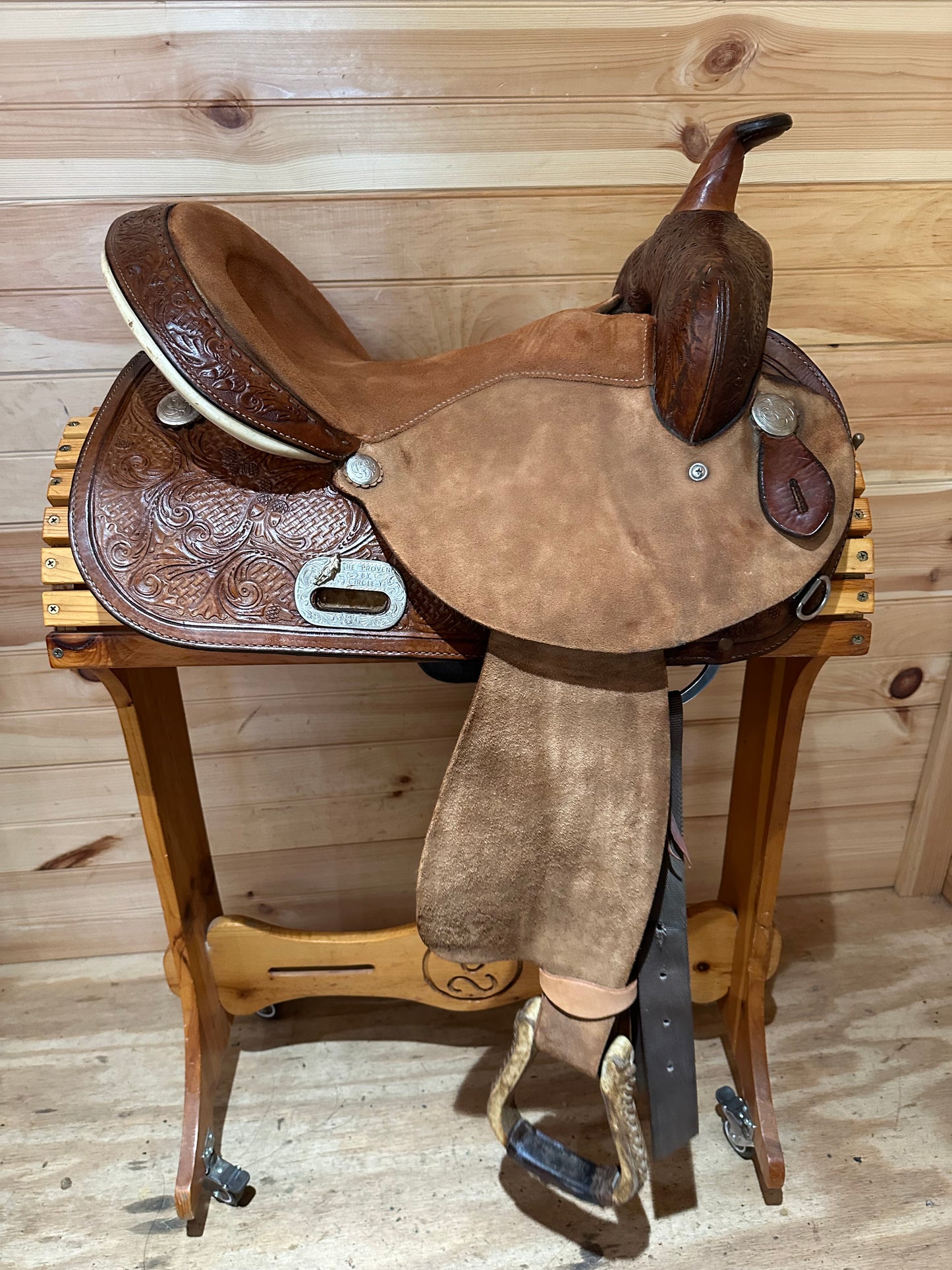15” Circle Y Proven Barrel Racing Western Saddle