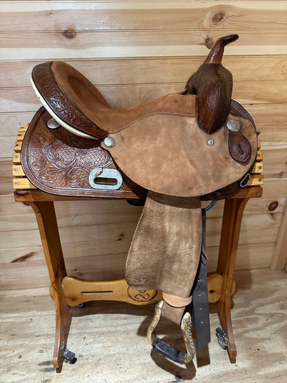 15” Circle Y Proven Barrel Racing Western Saddle