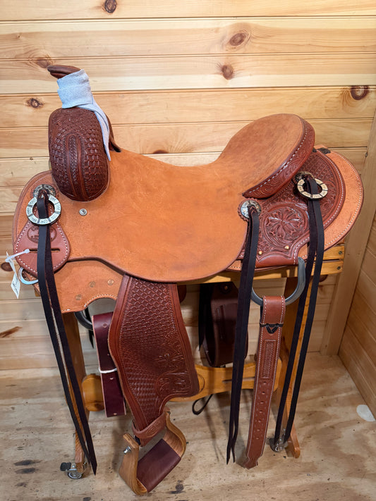 15.5" Paul Taylor Cowboy Ranch Western Saddle