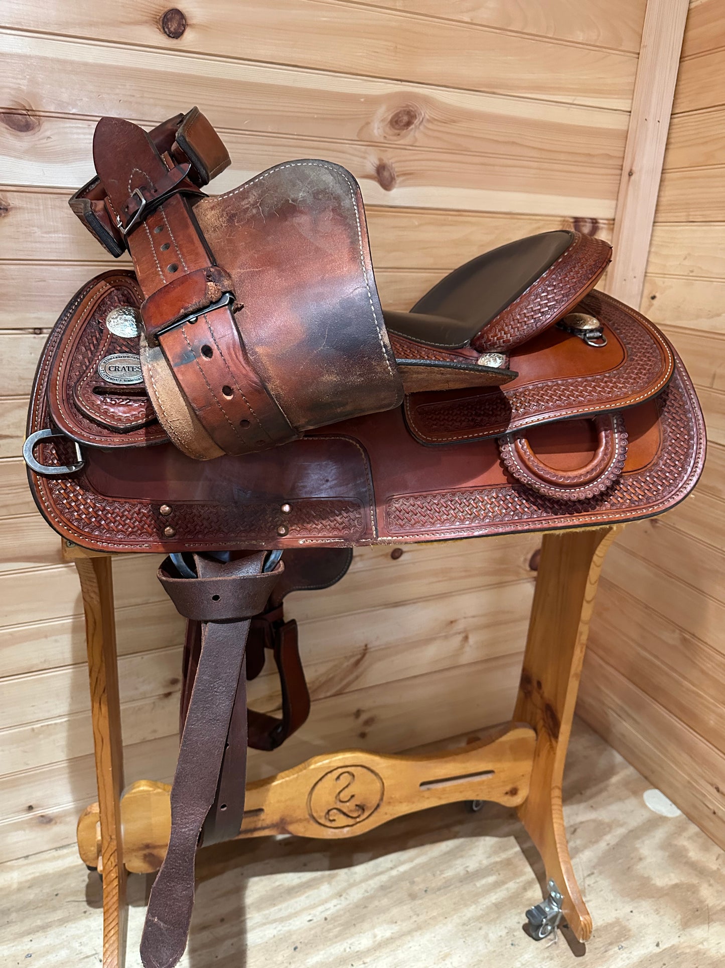 15.5” Crates Equi-Fit Ladies Reiner Western Saddle Model 4522-3
