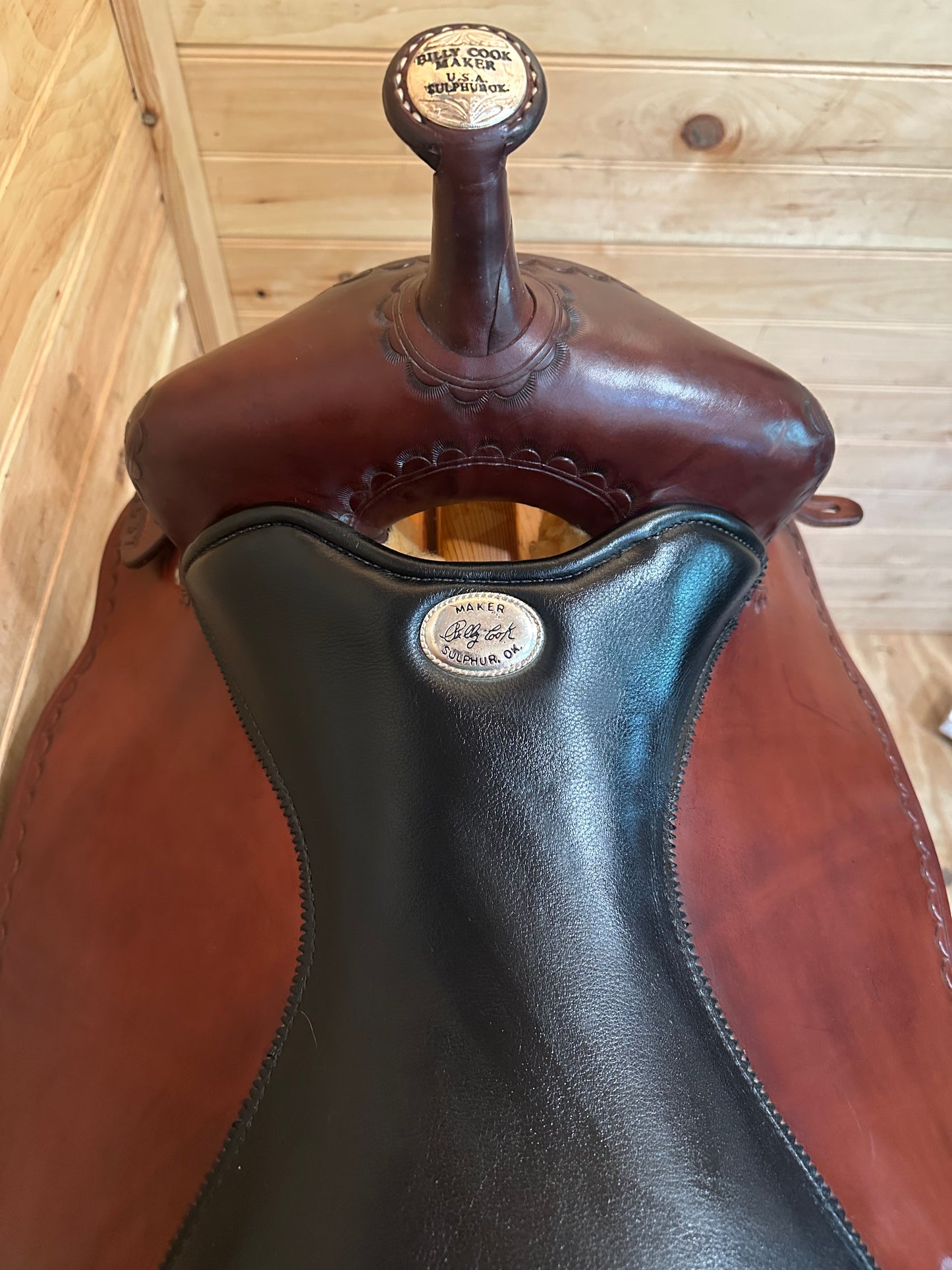 17” Billy Cook CJ Trail Sulphur,OK Western Saddle Model 1537