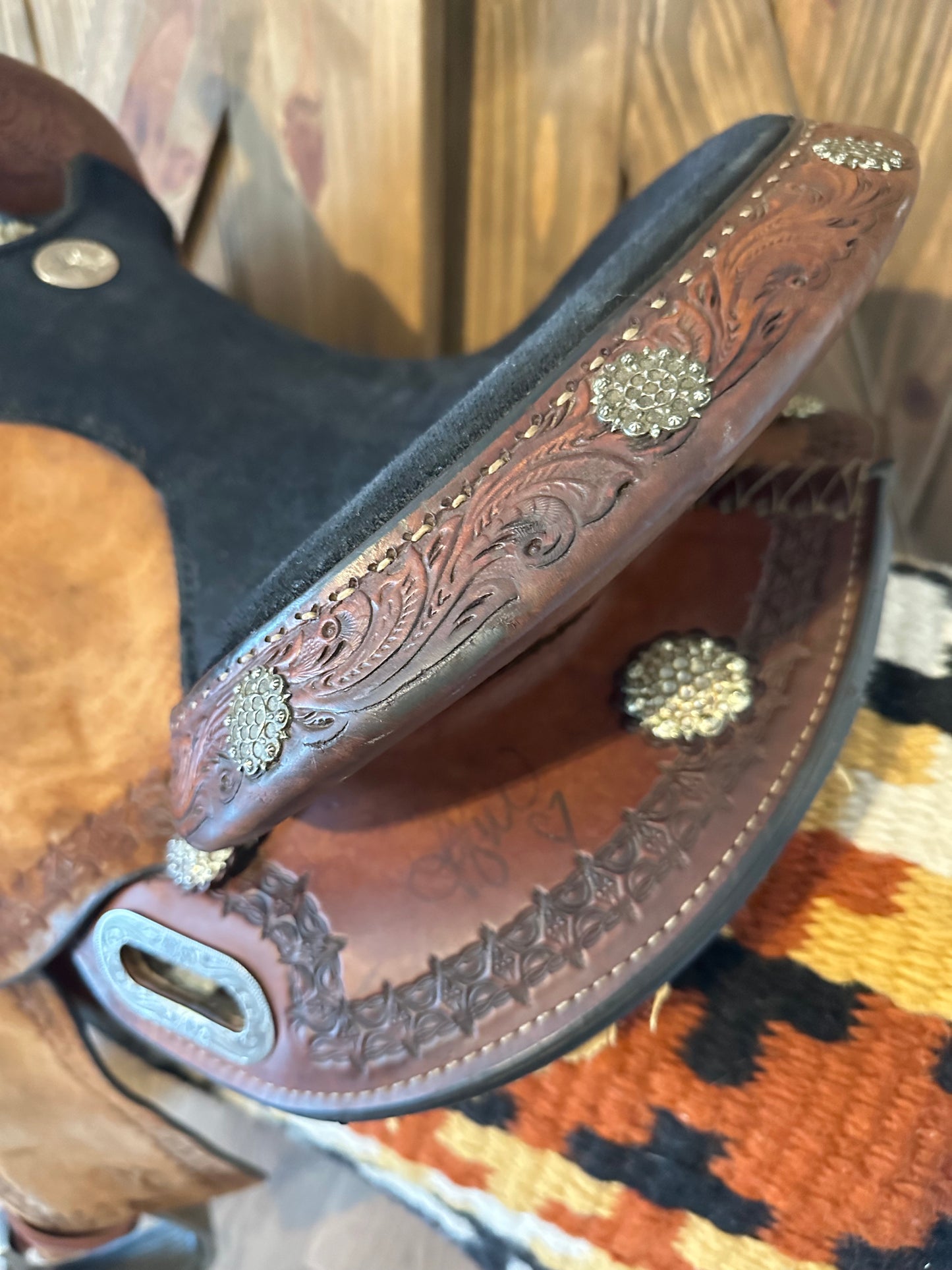 14” Circle Y Flex2 Kelly Kaminski Blaze Barrel Racing Saddle