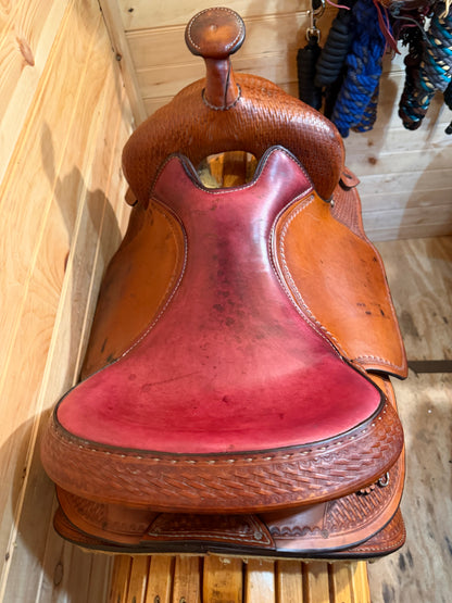 16.5” National Bridle Shop Tennessean Deluxe Western Saddle Model 2211