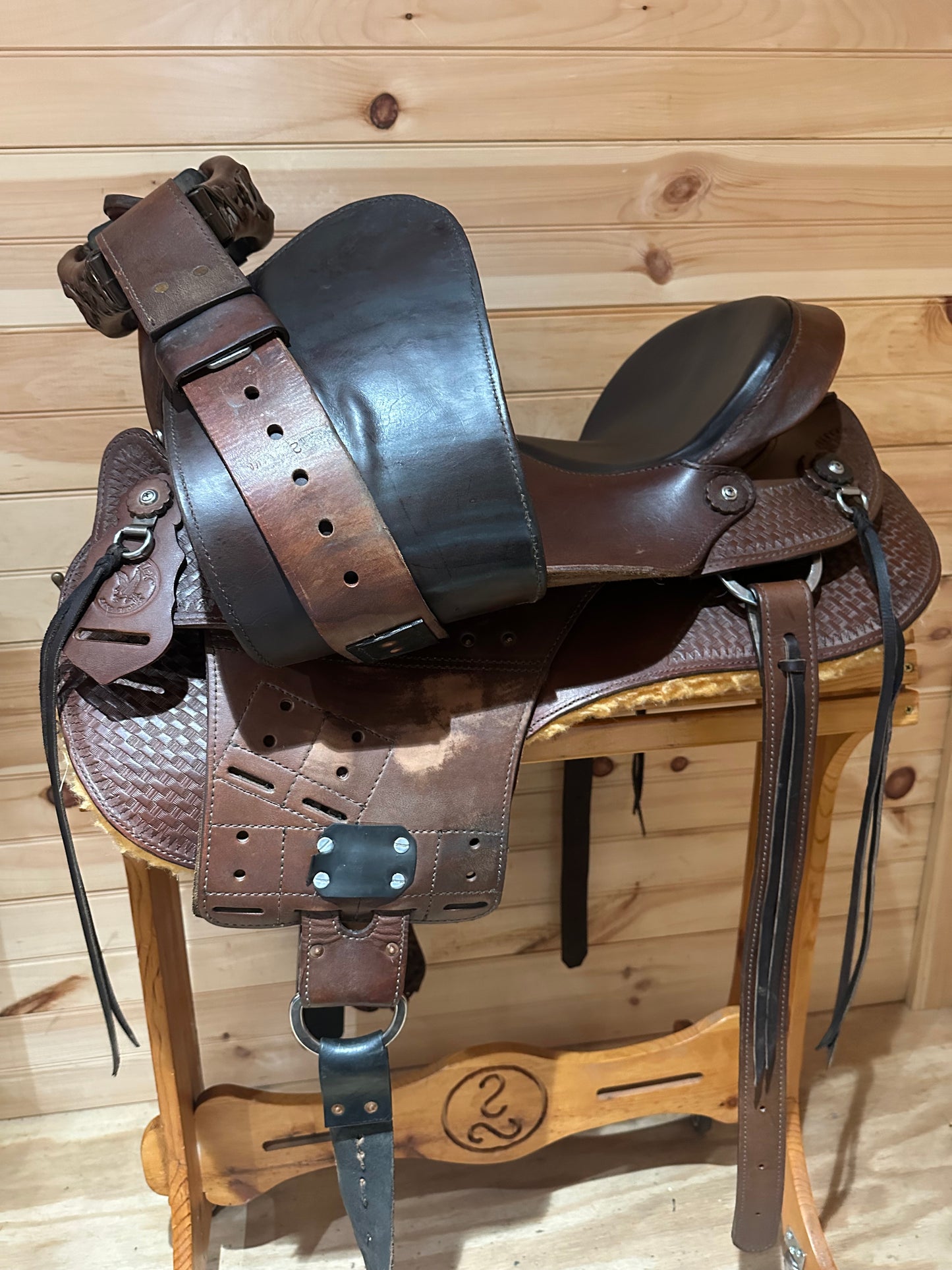 16” Ortho-Flex “The Western Lariat” Western Trail Saddle Model TP-160