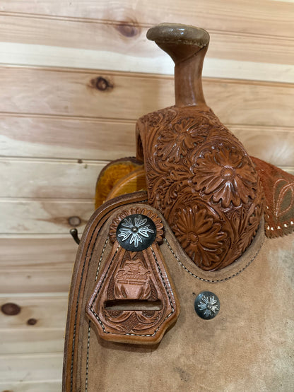 15” Equitech Team Roper Western Saddle