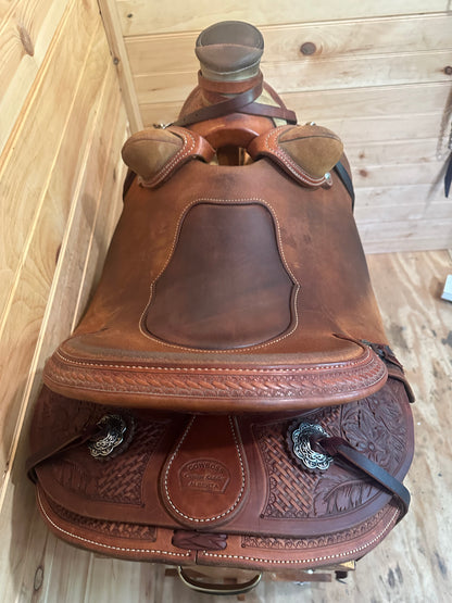 15.5” Cowboss Wade Lite Western Ranch Saddle