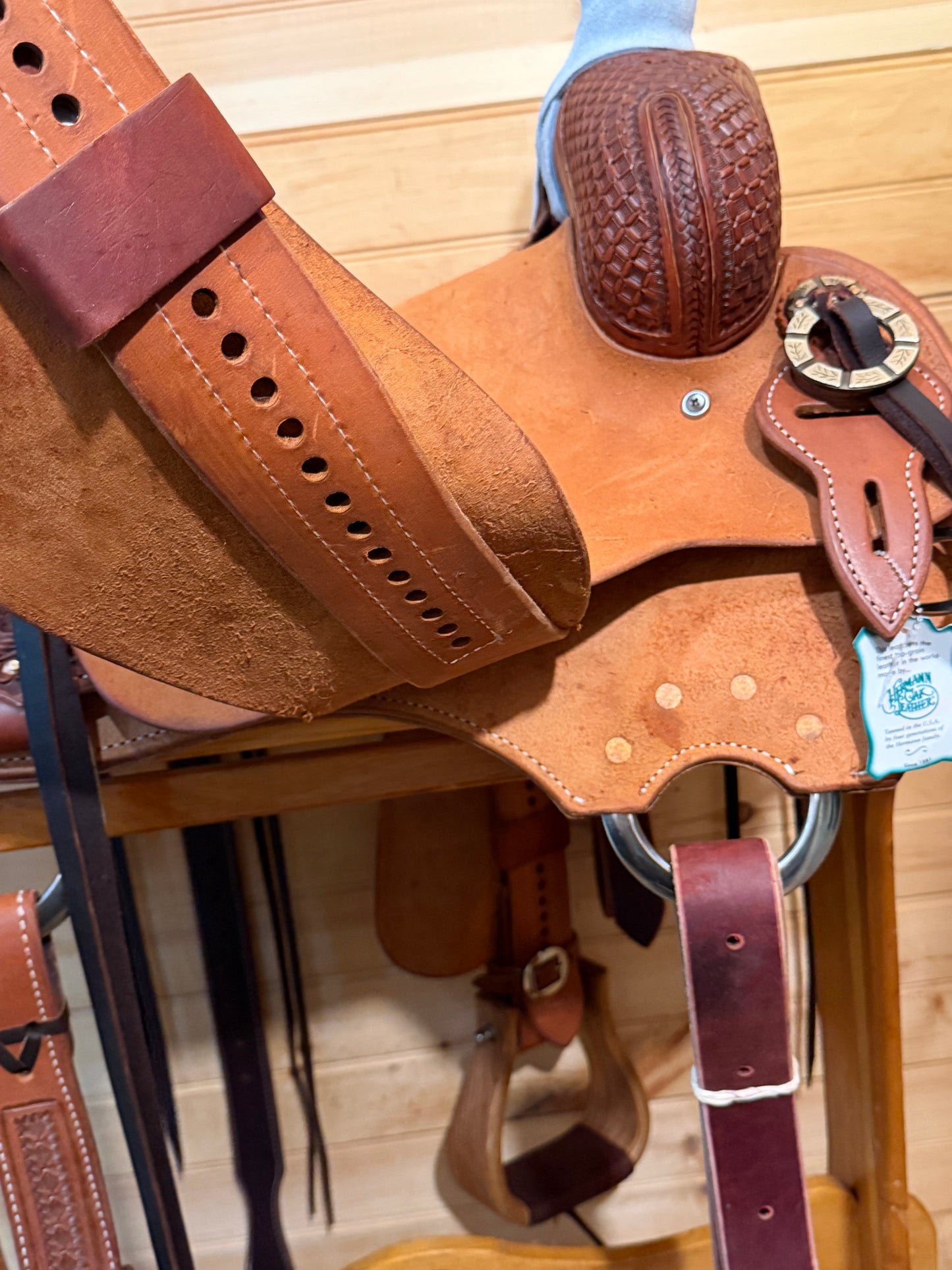 15.5" Paul Taylor Cowboy Ranch Western Saddle