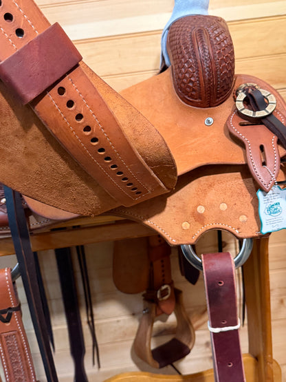 15.5" Paul Taylor Cowboy Ranch Western Saddle