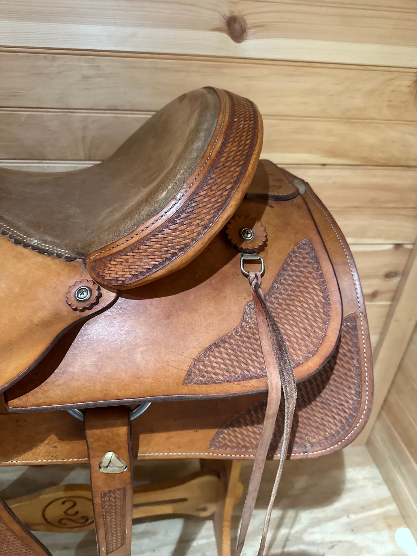 16” Alamo Saddlery Roper Style Western Trail Saddle