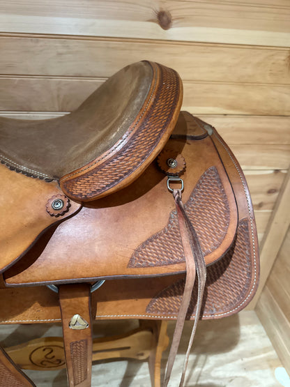 16” Alamo Saddlery Roper Style Western Trail Saddle