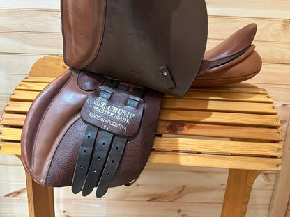 17.5” B.T. Crump Close contact/Jumping Saddle