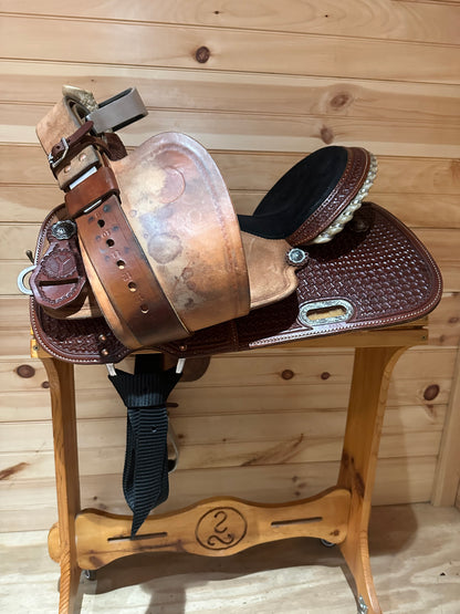14.5” Circle Y Sabine Barrel Racing Saddle Model 2201