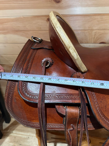 16” Circle Y All-Around Ranch Roper Western Saddle Model 1124