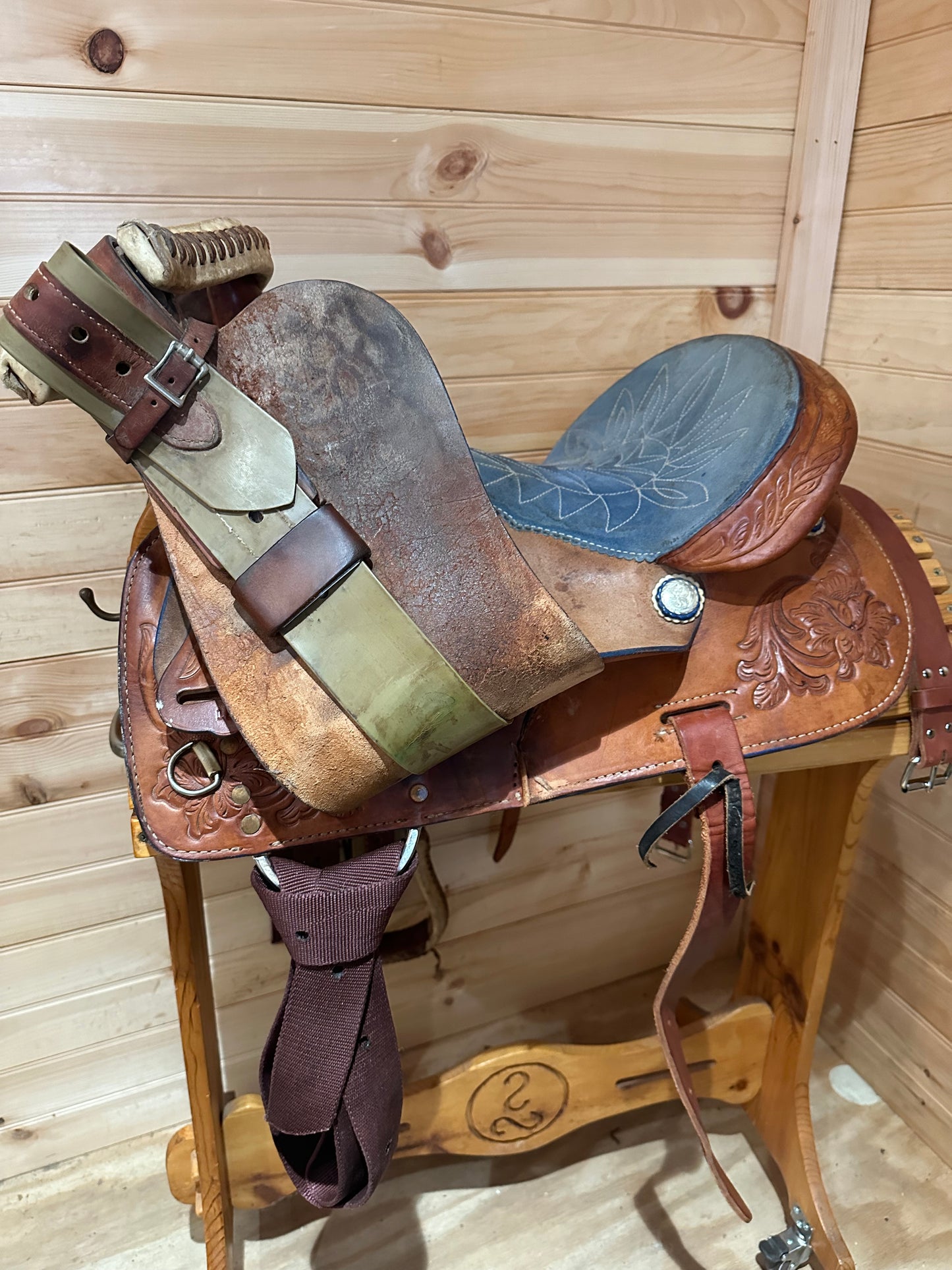 14” Tex Tan Hereford Youth Barrel Racing Western Saddle Model 08-81020N4