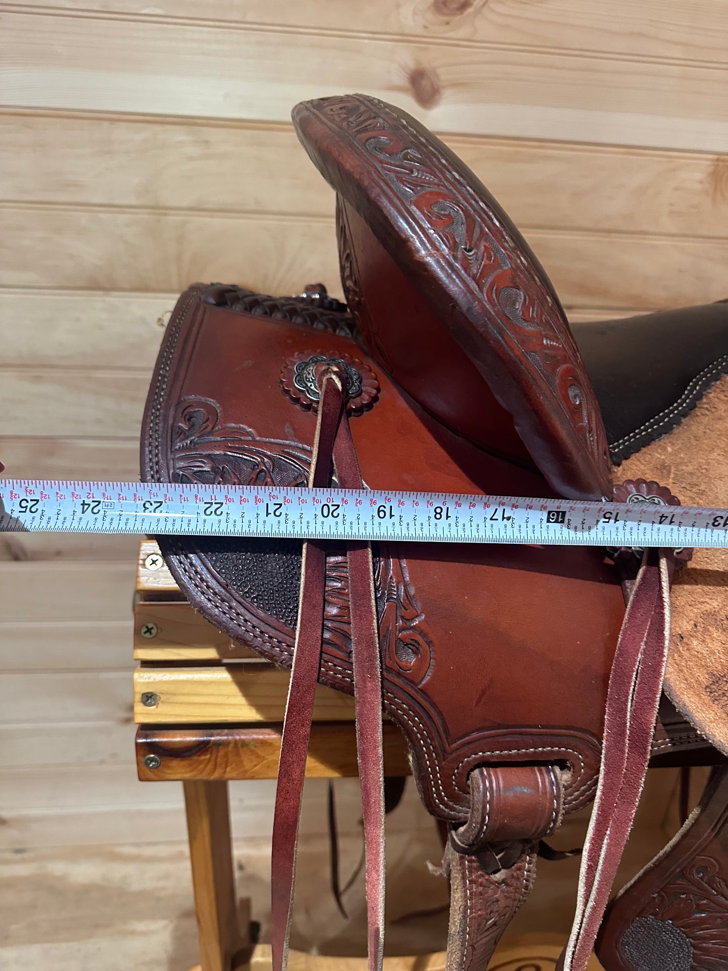 13” DC Western Sunflower Barrel Racing Saddle