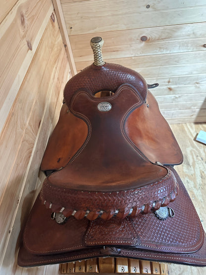 16” Billy Cook Maker Reiner Western Saddle Model 1605