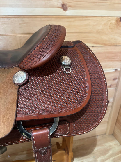 16” Genuine Billy Cook Pro Cutter Western Saddle Model 8940