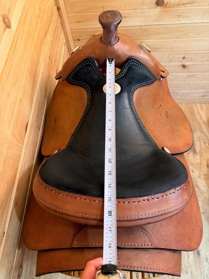 15” Rocking R Western Work Training Saddle Model 1300