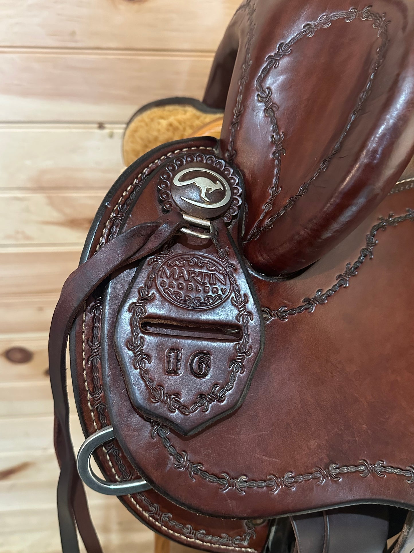 16” Clinton Anderson Aussie Saddle by Martin Saddlery
