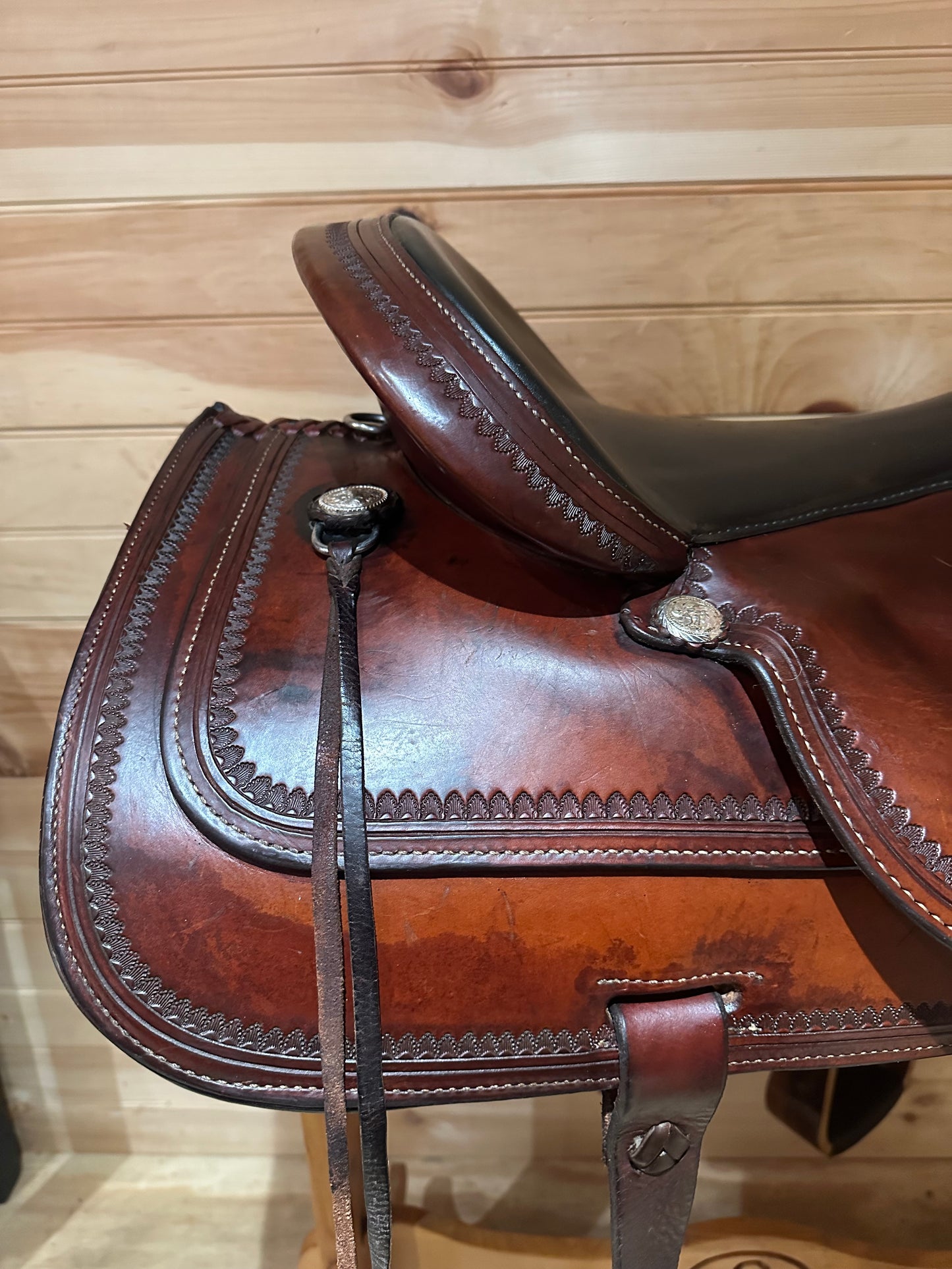 17” Circle Y Topeka Flex-Lite Western Trail Saddle Model 1551