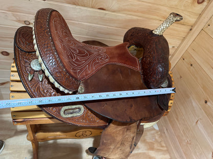 14” Circle Y Martha Josey Ultimate Barrel Racing Saddle Model 1173