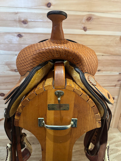 14” Circle Y Lightweight Barrel Racing Saddle Model 2435