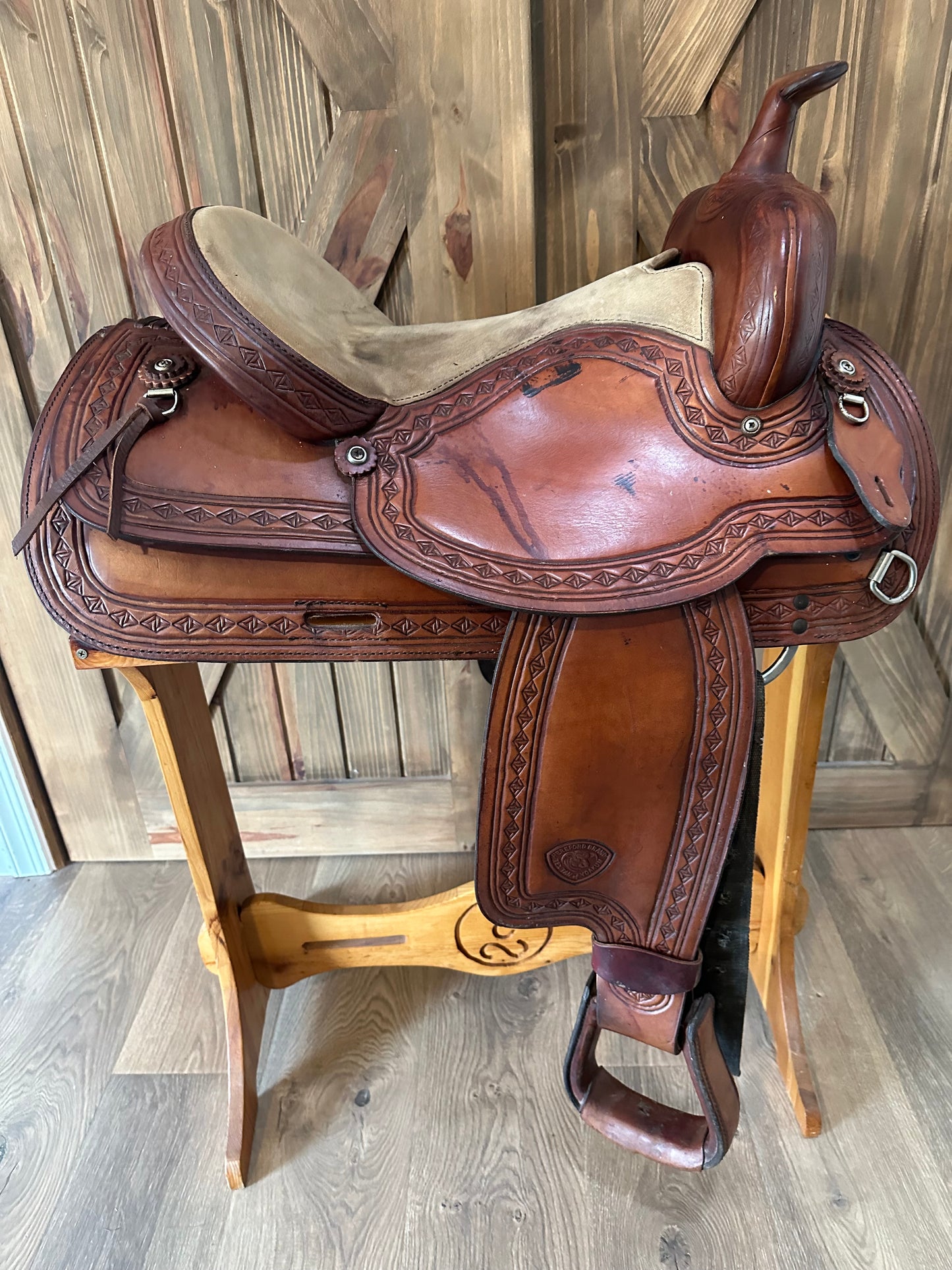 16” Tex Tan Hereford Western Trail Saddle