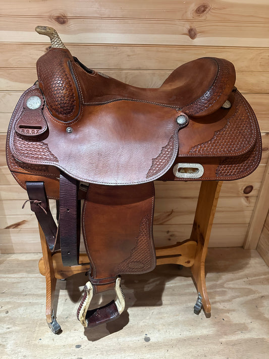 16” Billy Cook Maker Reiner Western Saddle Model 8907
