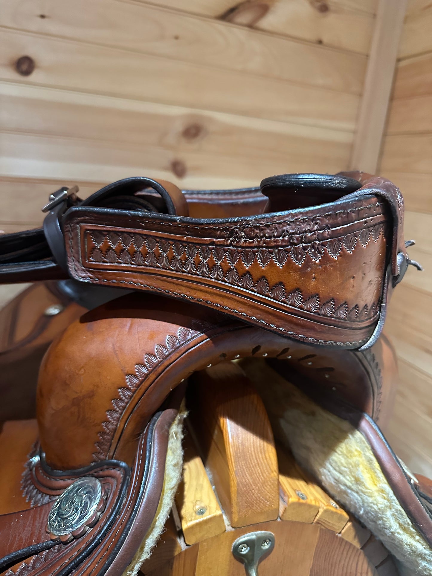 16” Circle Y Topeka Flex-Lite Western Trail Saddle Model 1551