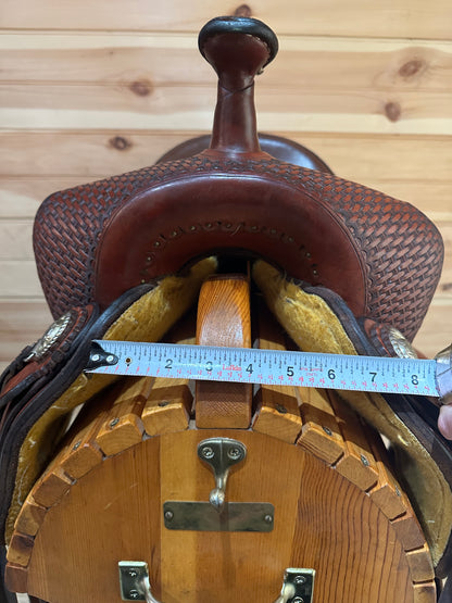 16” Billy Cook Maker Sulphur,OK Western Trail Saddle Model 1536