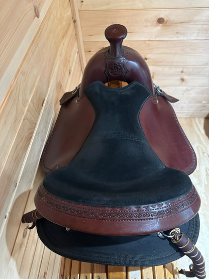 16” Crest Ridge Saddlery Sentry Lite Western Trail Saddle