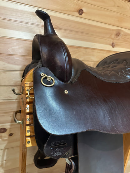 17.5” Tucker Cheyenne Western Trail Saddle Model 157