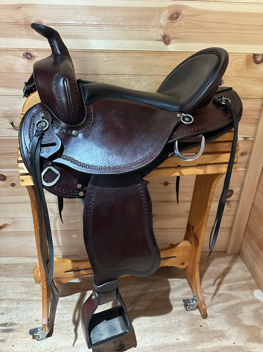 16” Dixieland Gaited Western Trail Saddle