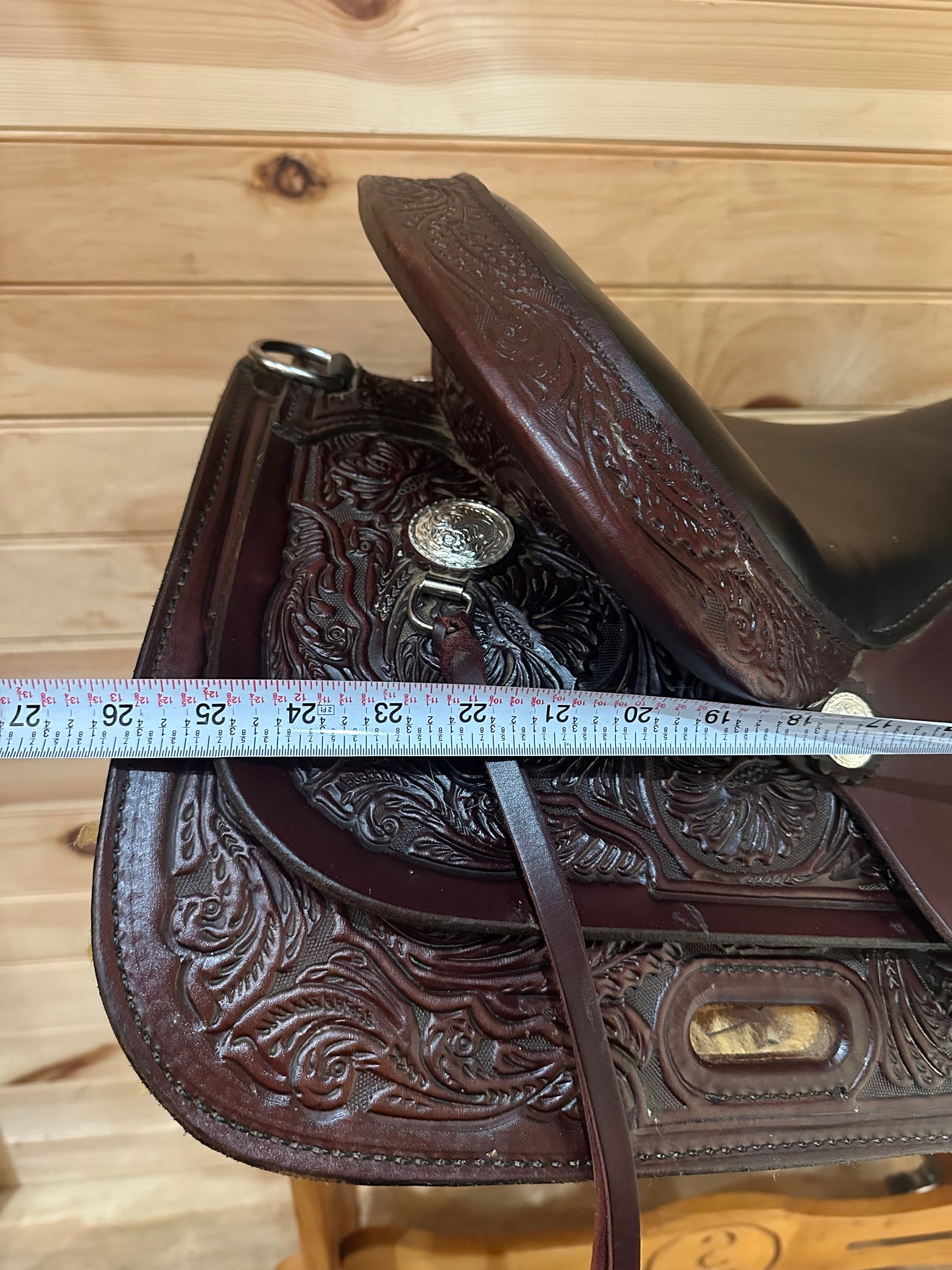 16” Circle Y High Horse Mineral Wells Western Trail Saddle Model 6812 (2023)