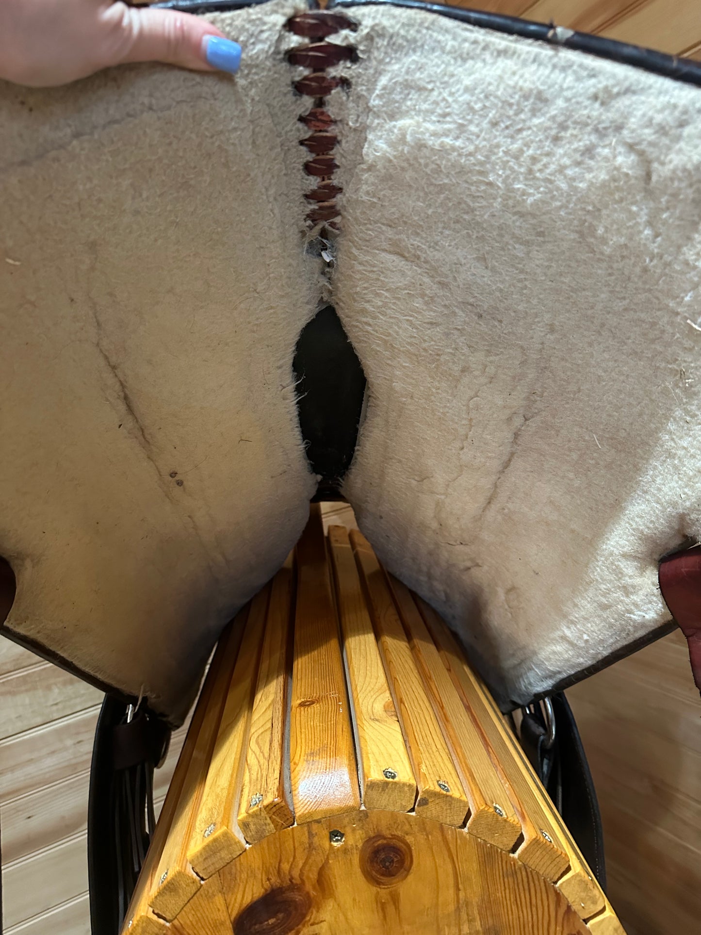 17” Circle Y Topeka Flex-Lite Western Trail Saddle Model 1551