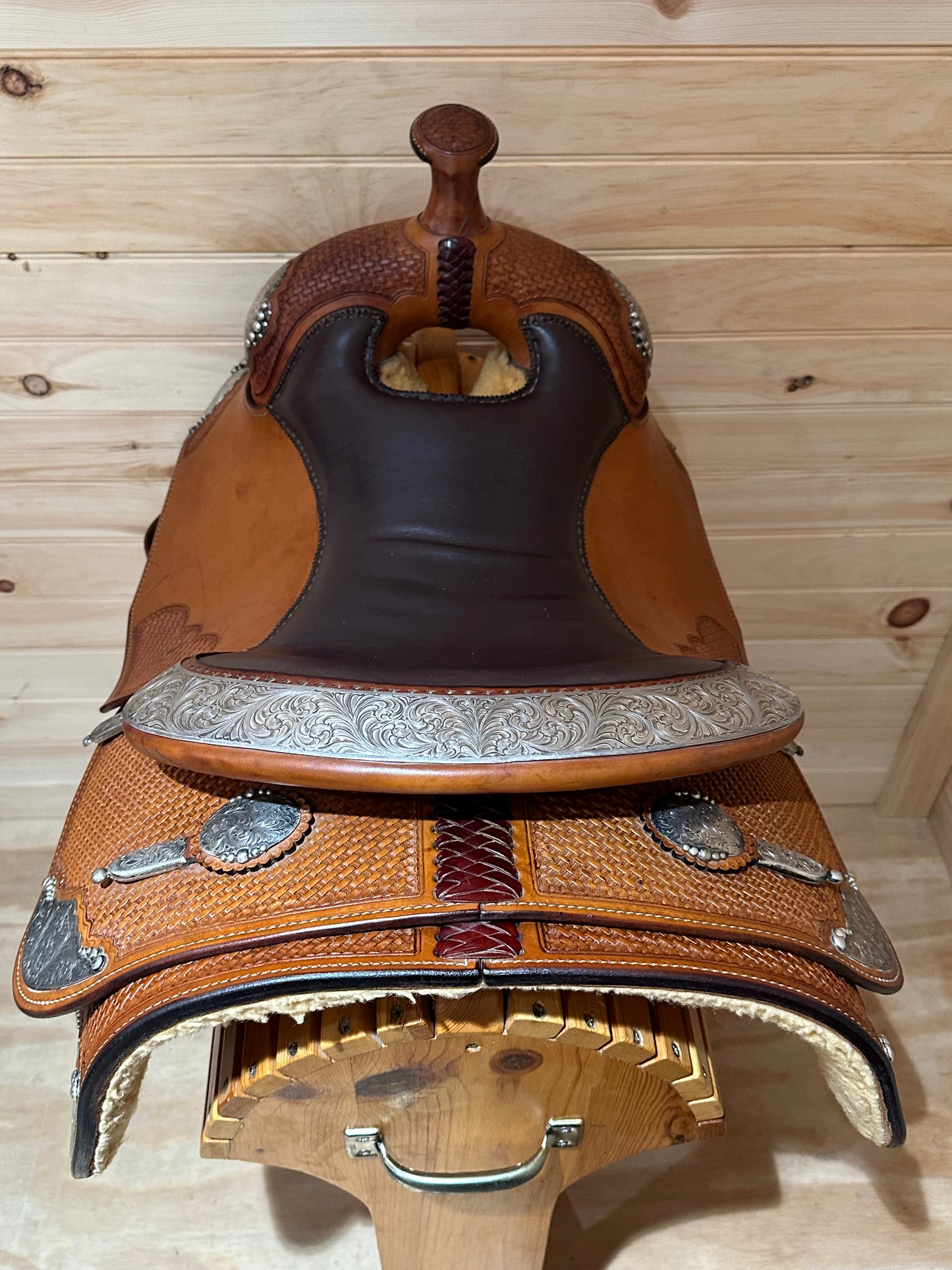 15” Bob’s Custom Saddlery Bob Avila Show Reiner Western Saddle