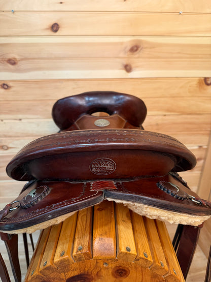 15” Clinton Anderson Aussie Stock Saddle by Martin Saddlery