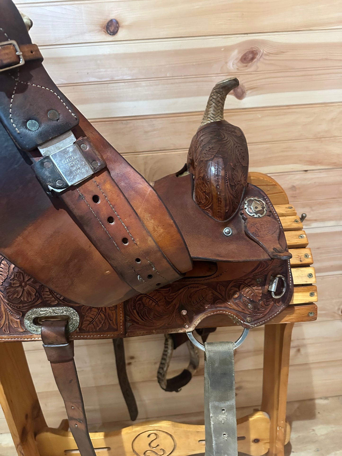 14” Billy Cook Maker Classic Barrel Racing Saddle Model Sulphur OK 2031