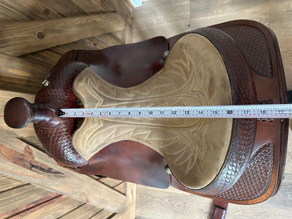 16” Tex Tan Hereford Roping Saddle