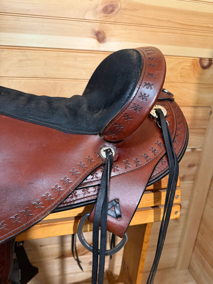 17” Circle Y flex2 Alabama Trail Gaiter Western Gaited Saddle Model 1581 (2018)