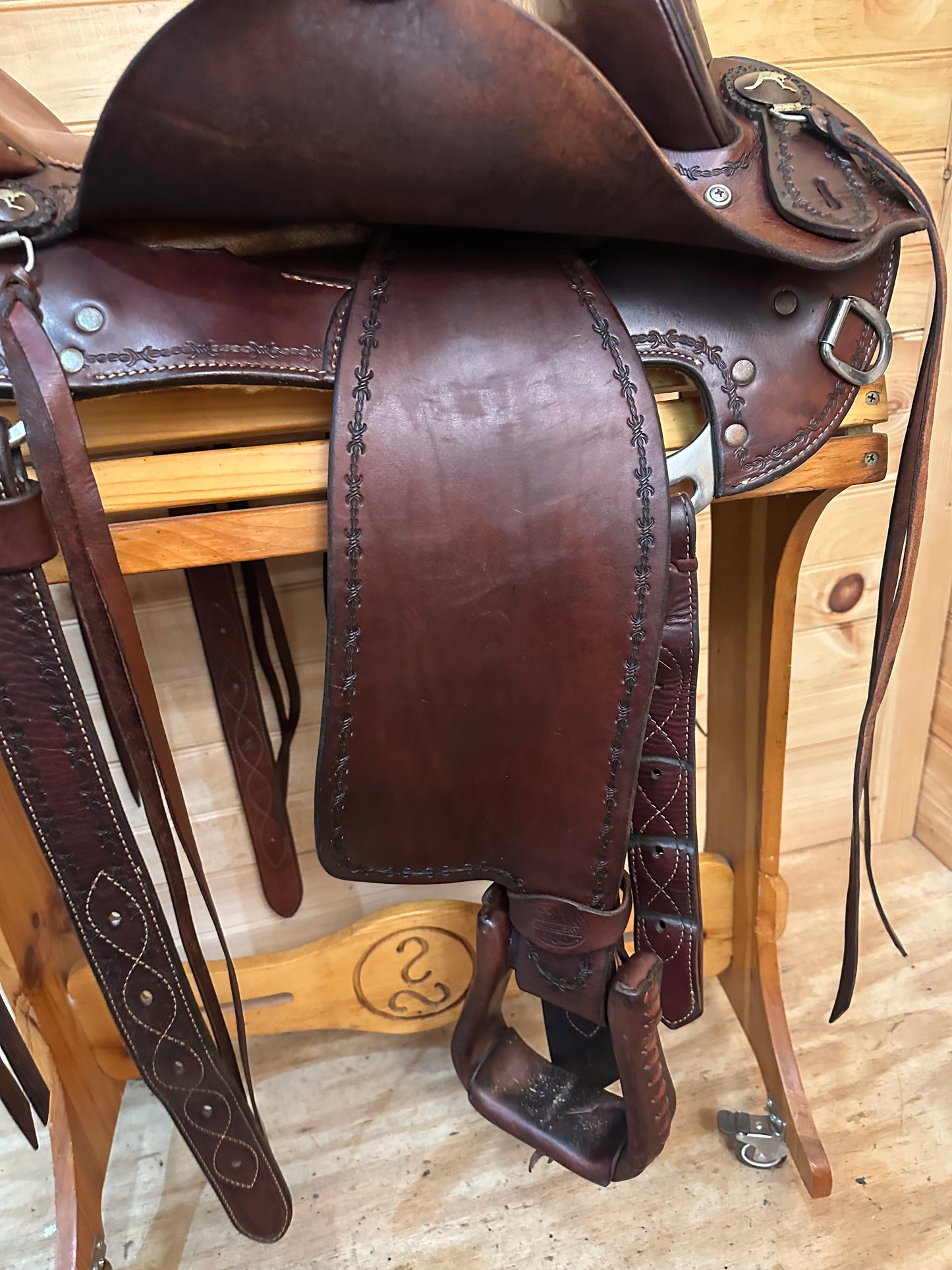 15” Clinton Anderson Aussie Stock Saddle by Martin Saddlery