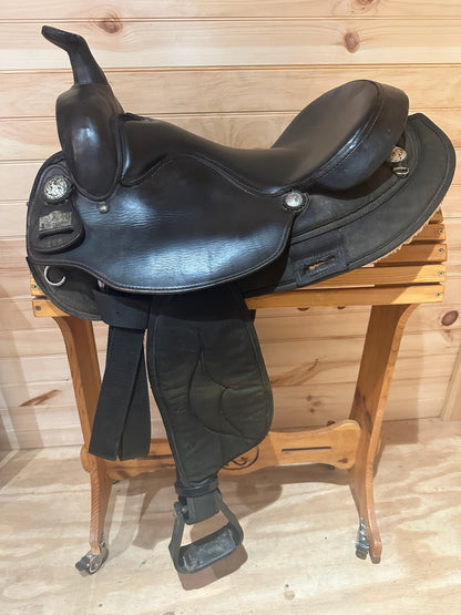 15.5” Big Horn Arabian Cordura/Leather Western Trail Saddle Model 115