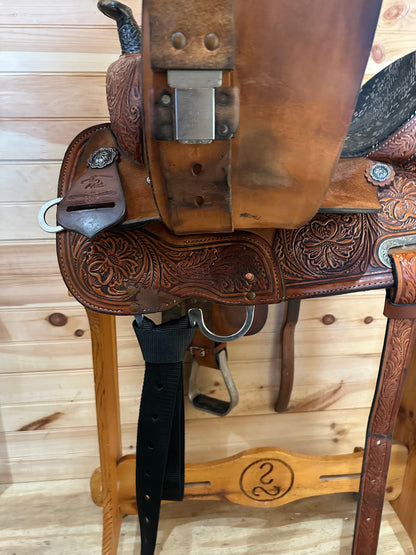 16” Circle Y High Horse Jewel Western Barrel Saddle Model 6224 (2017)