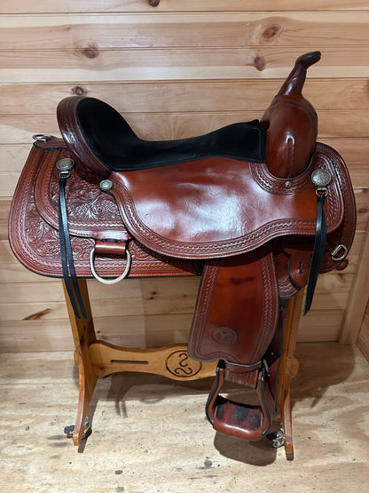 17” Circle Y Flex-Lite Western Trail Saddle Model 1558